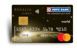 HDFC REGALIA CREDIT CARD