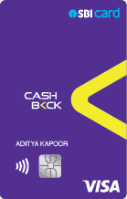 SBI CASHBACK CREDIT CARD
