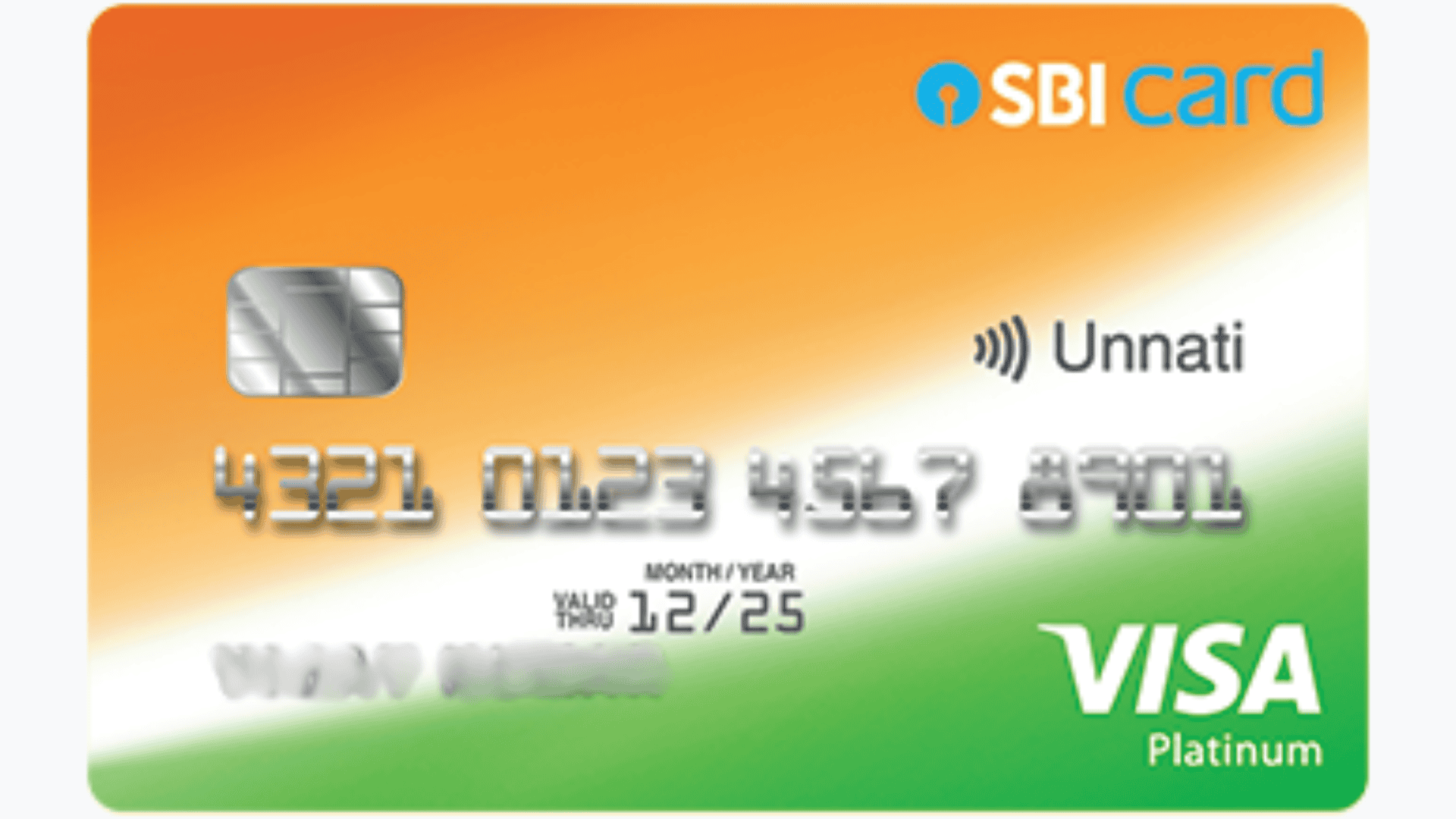 SBI Unnati Credit Card