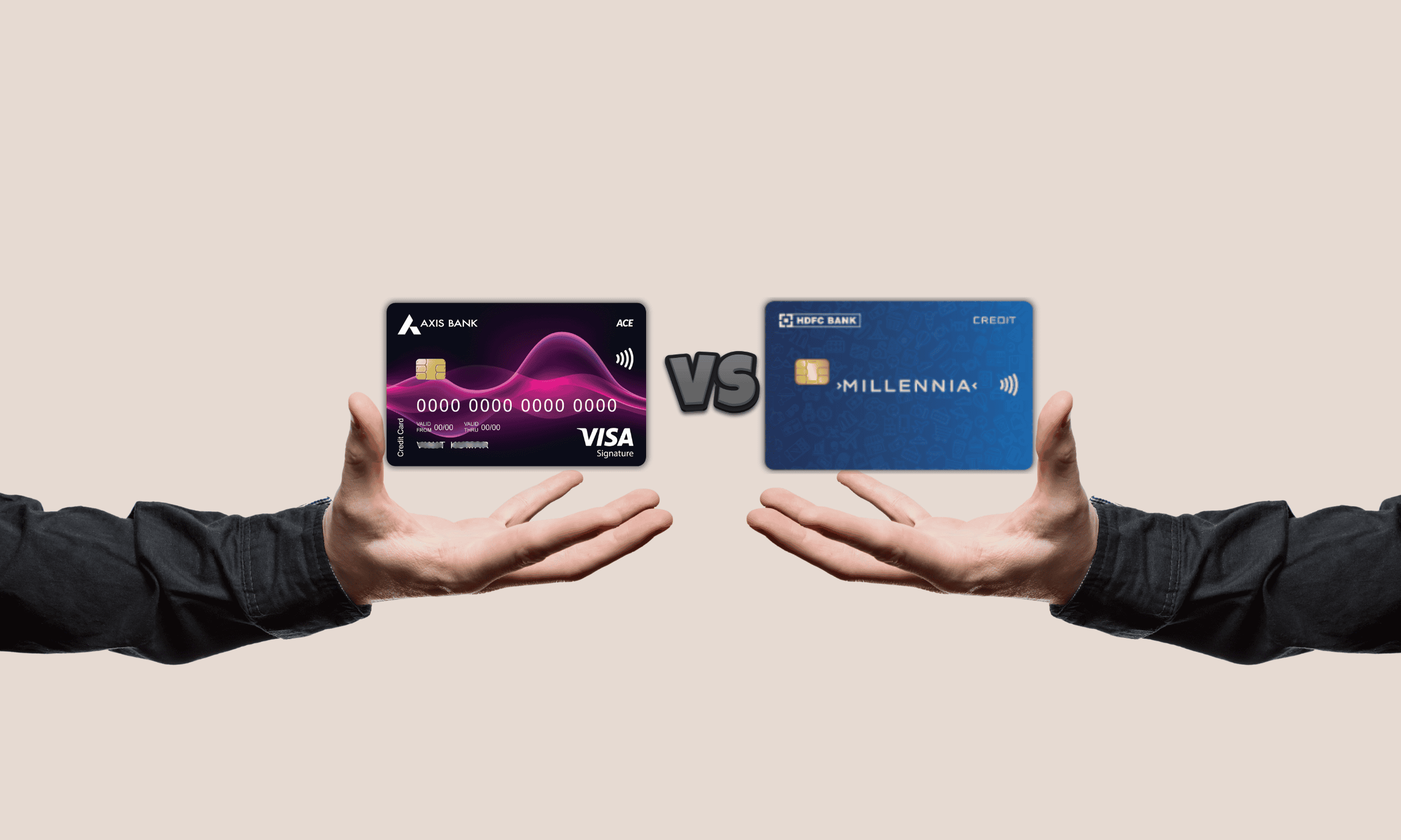 Axis ACE vs HDFC Millennia Credit Card