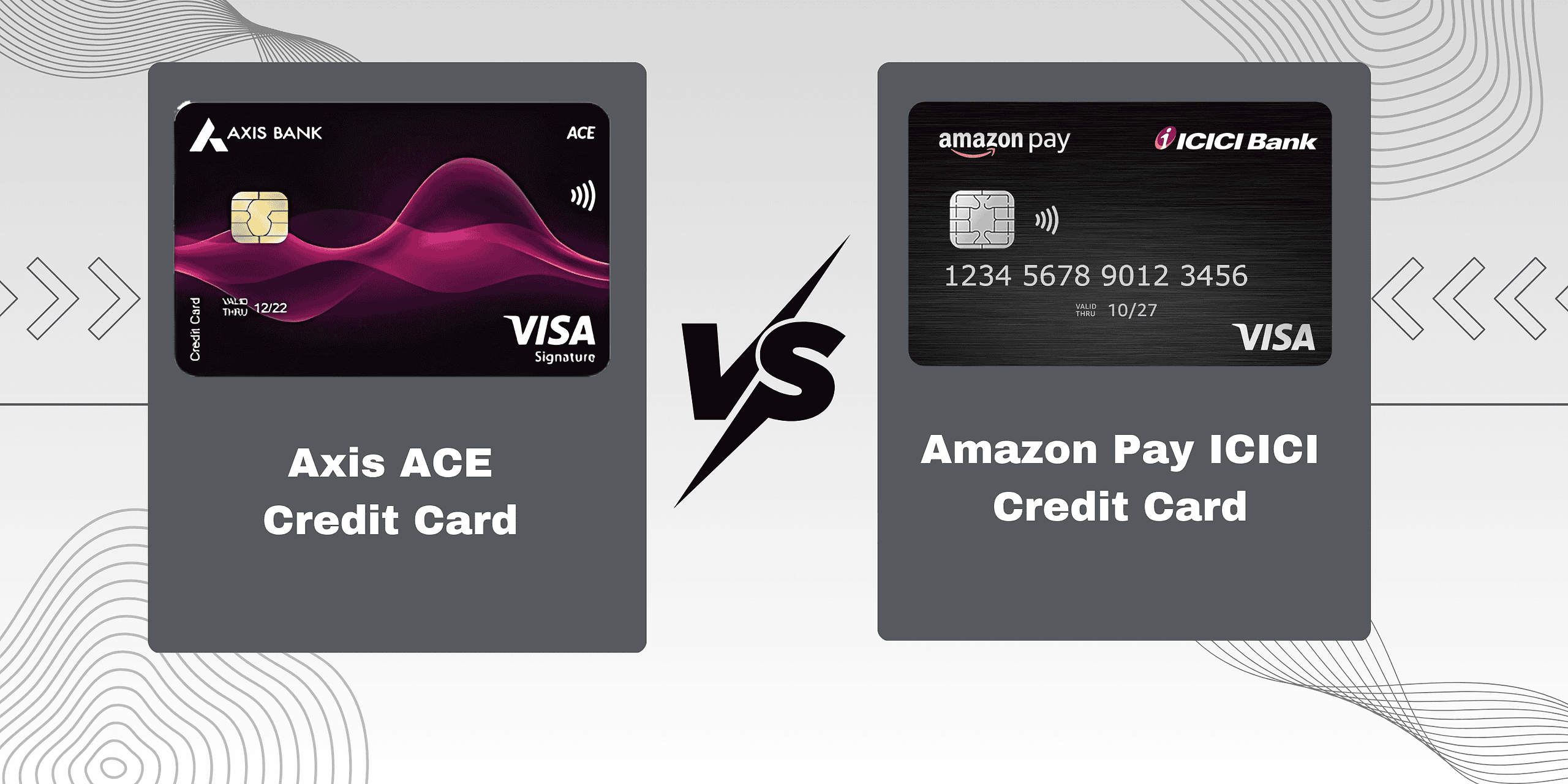 Axis ACE vs Amazon Pay ICICI Credit Card