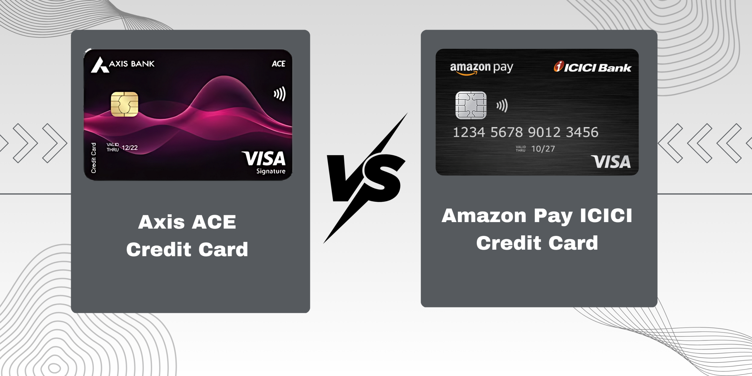 Axis ACE vs Amazon Pay ICICI Credit Card