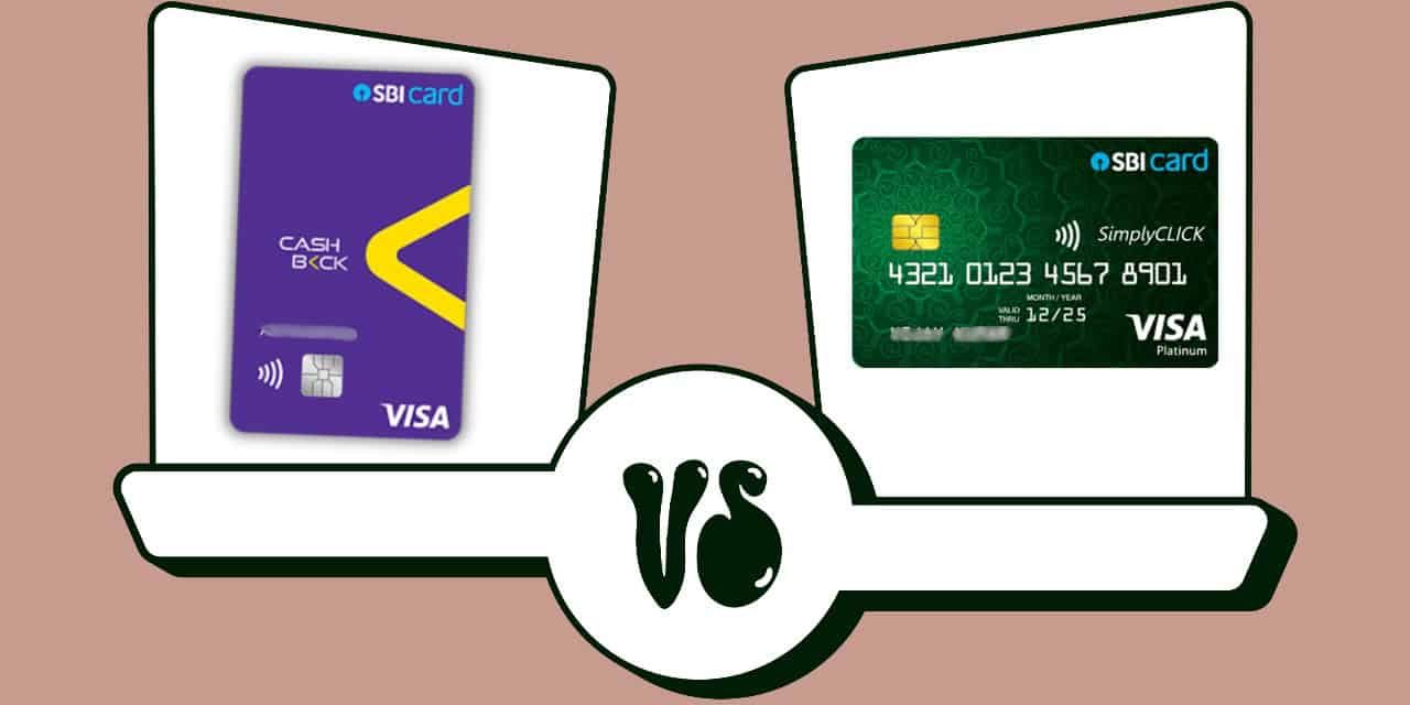 SBI Cashback vs SBI SimplyCLICK